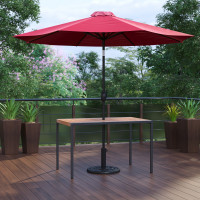 Flash Furniture XU-DG-UH3048-UB19BRD-GG Lark 3 Piece Outdoor Patio Table Set - 30